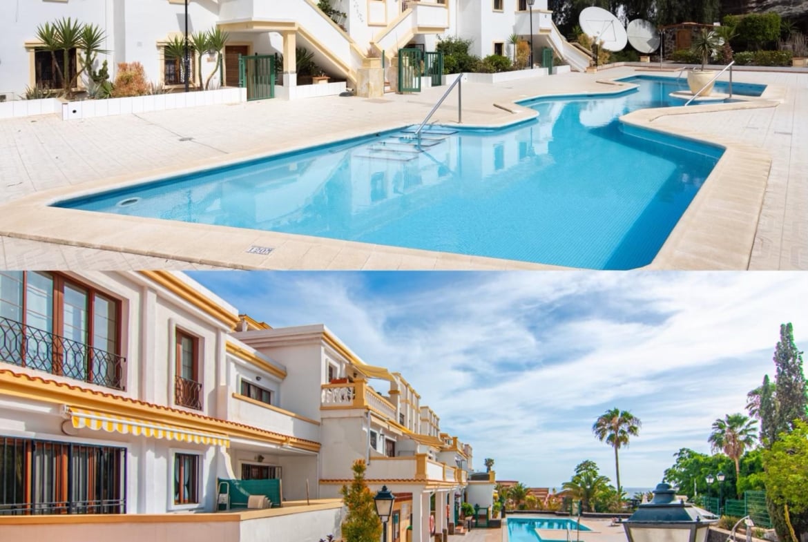 Apartamento reformado con vista al mar en Windsor Park, Torviscas Alto, Adeje – en venta con Borza Real Estate