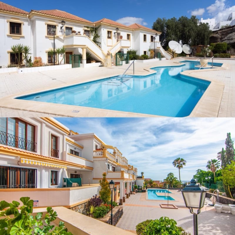 Apartamento reformado con vista al mar en Windsor Park, Torviscas Alto, Adeje – en venta con Borza Real Estate